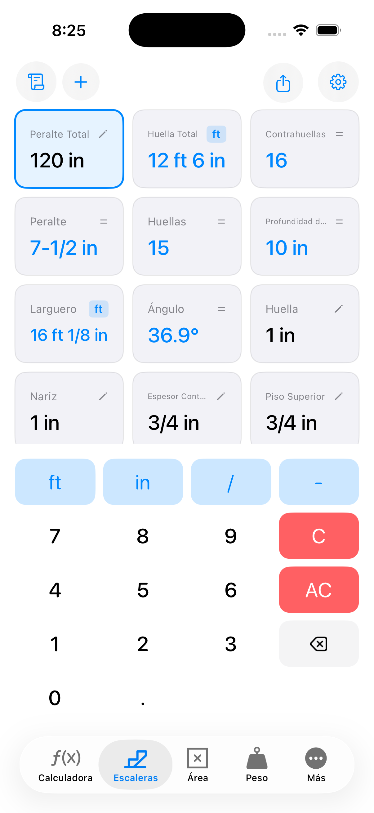 CutOnce stair calculator